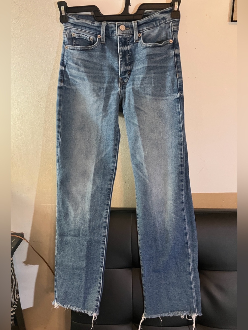 Lucky Brand High Rise Zoe Straight Ankle Jeans